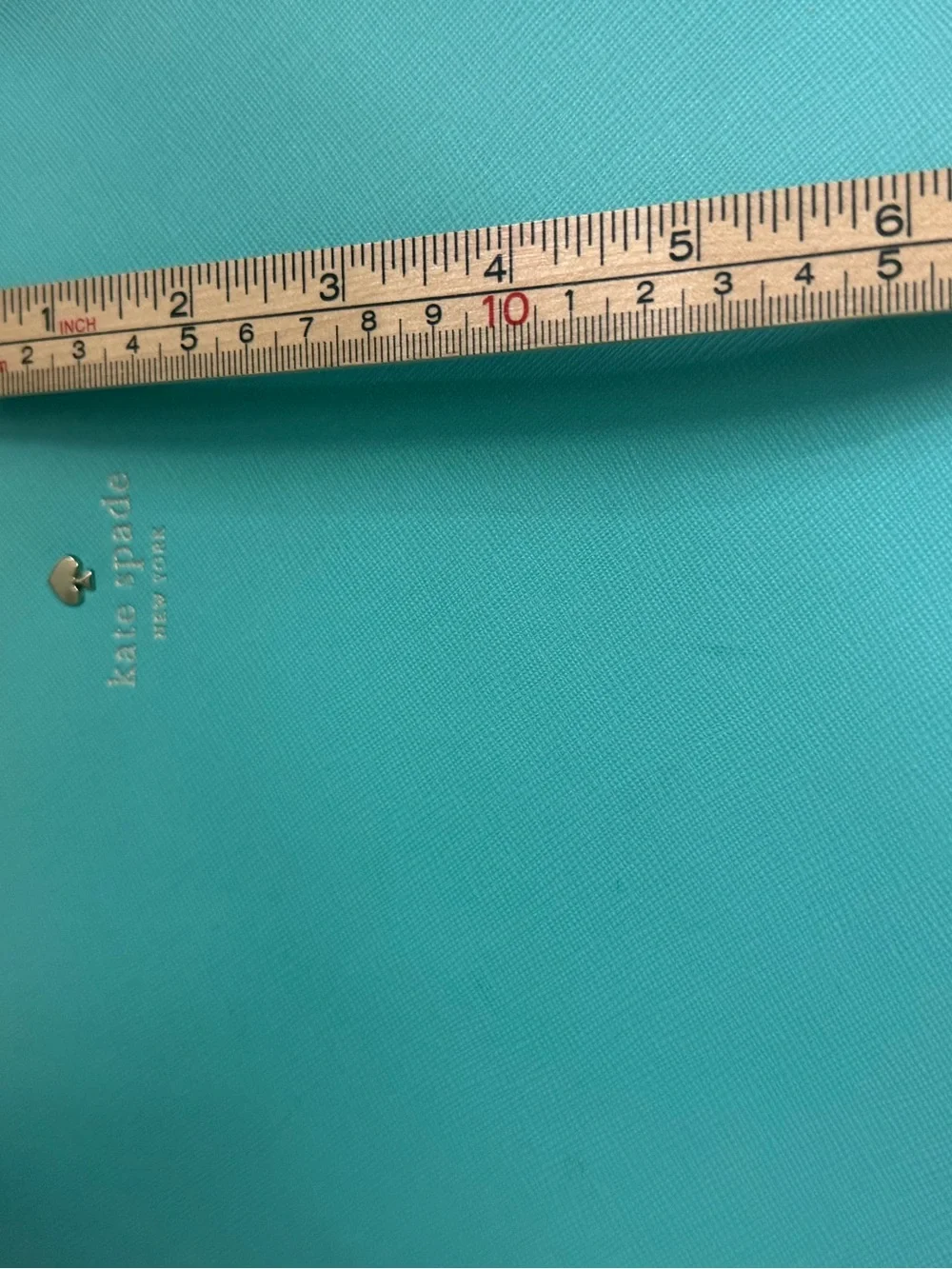 Kate Spade Turquoise Saffiano Leather Crossbody Bag